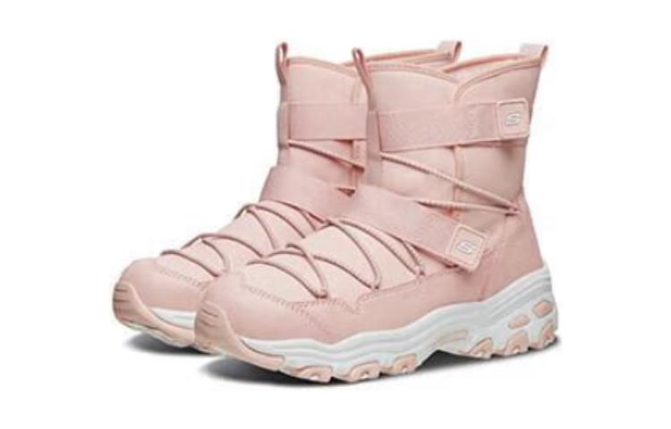 (GS) Skechers Winter Snow Boots 'Pink White' 664097L-PNK