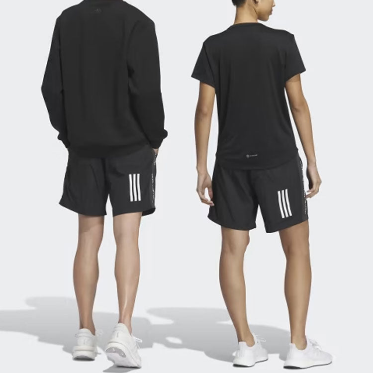 adidas Wording Loose Fit Woven Shorts 'Black' IA9443