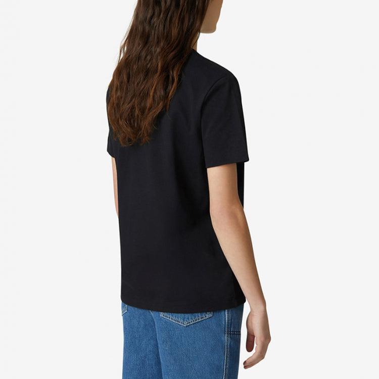 KENZO Embroidered Tiger Head Short Sleeve Black FA62TS9124YI-99