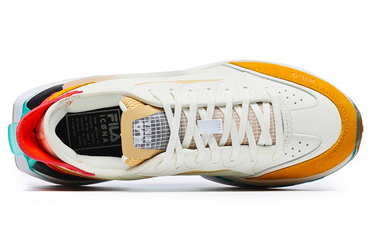 (WMNS) FILA KM Shoes 'White Yellow Orange' F12W233113FCG