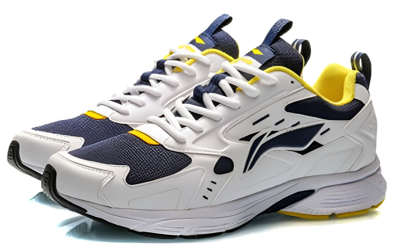 Li-Ning Retro Running 'White Blue' ARLQ005-1