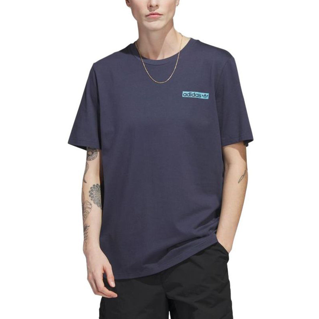 adidas 4.0 Circle T-shirt Asia Sizing 'Navy' HS3056