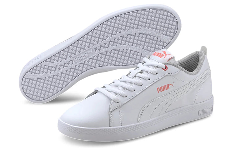 (WMNS) PUMA Smash v2 White 365208-23