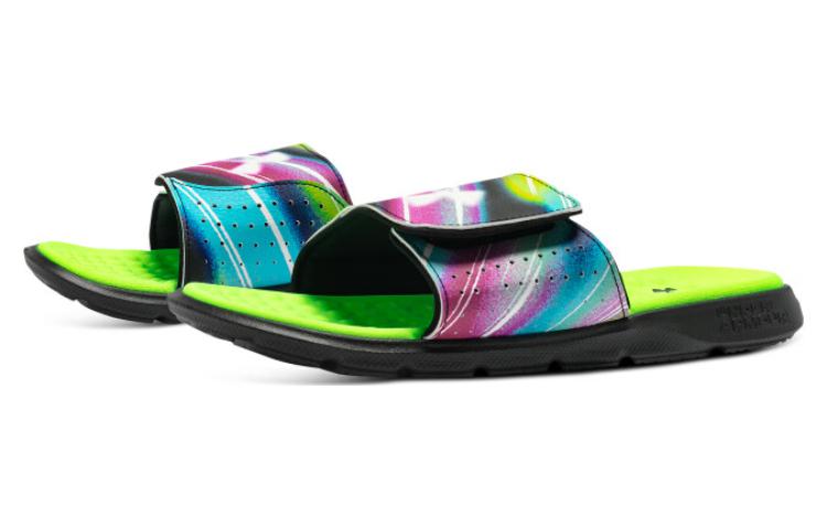 Under Armour Ignite Pro Graphic Strap Slide 'Holographic' 3026024-002