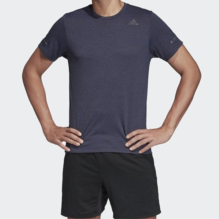 adidas CHILL TEE M Training Sports Short Sleeve Blue FL8580