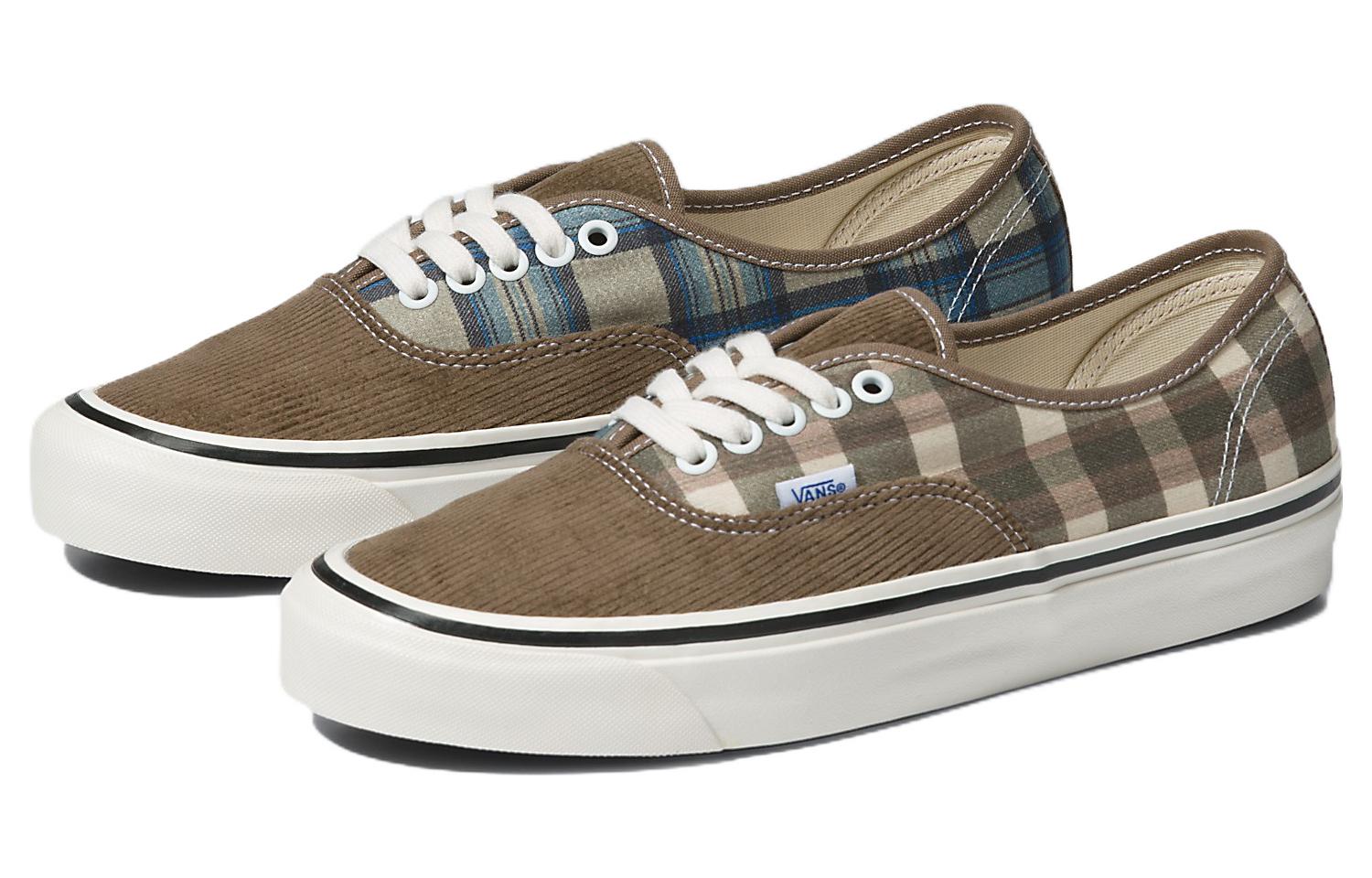 Vans Authentic 44 DX 'Anaheim Factory - Cord Plaid Walnut' VN0005U81NU