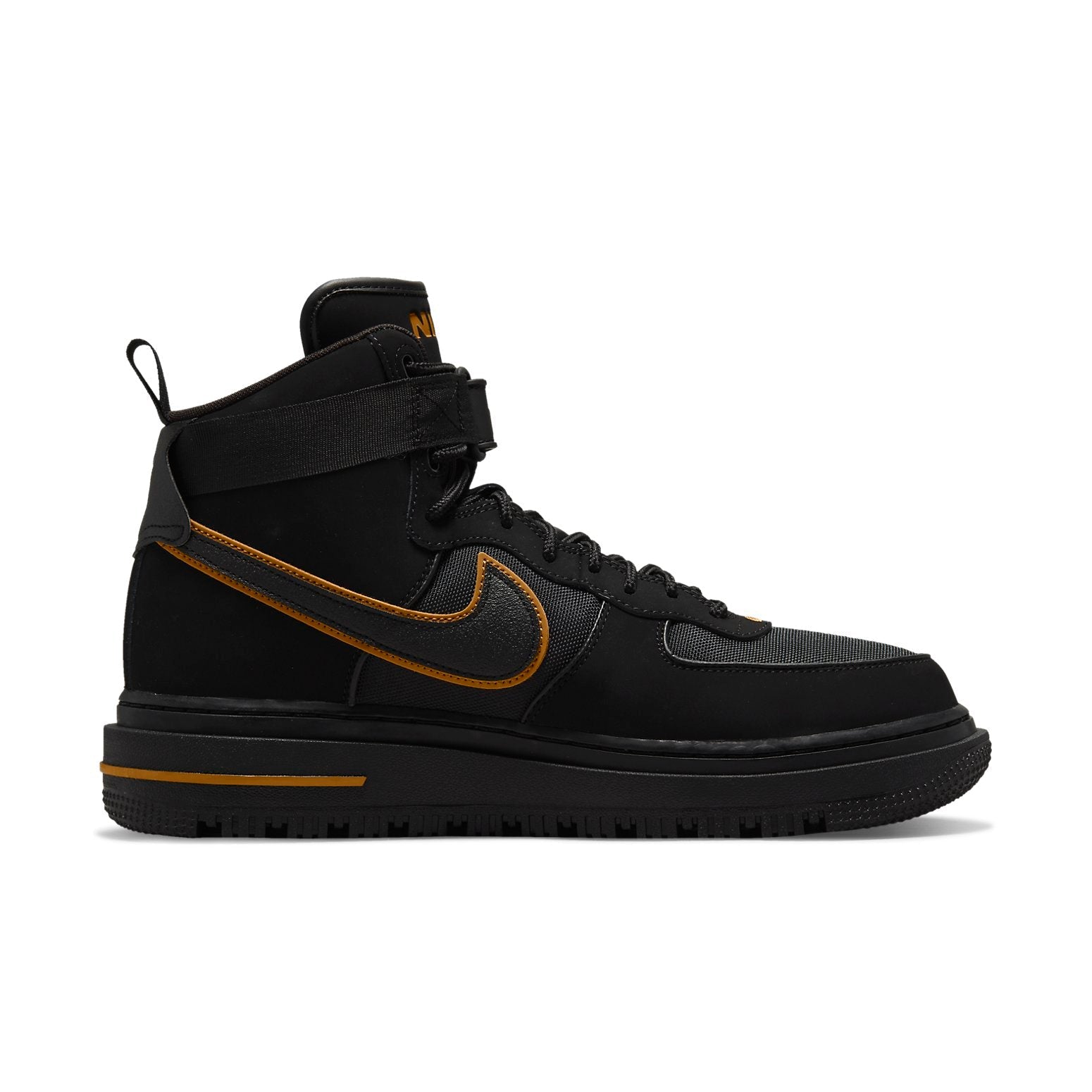 Nike Air Force 1 Boot 'Black University Gold' DO6702-001