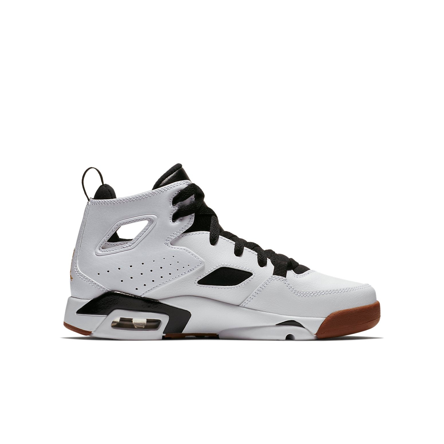 (GS) Air Jordan Flight Club 91 'White Black' 555333-121