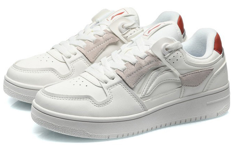 (WMNS) Li-Ning Tianji 'White Red' AGCS392-1
