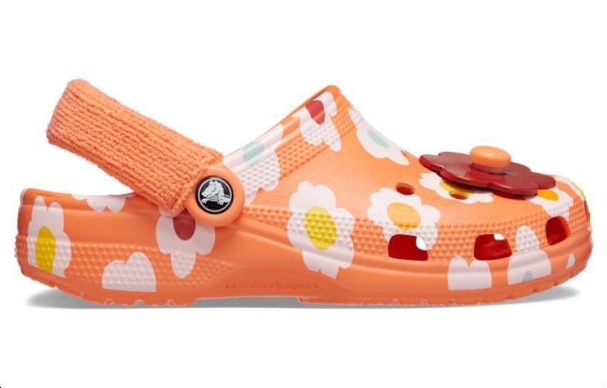 Crocs Classic Terry Cloth Clogs 'Orange' 208892-84A