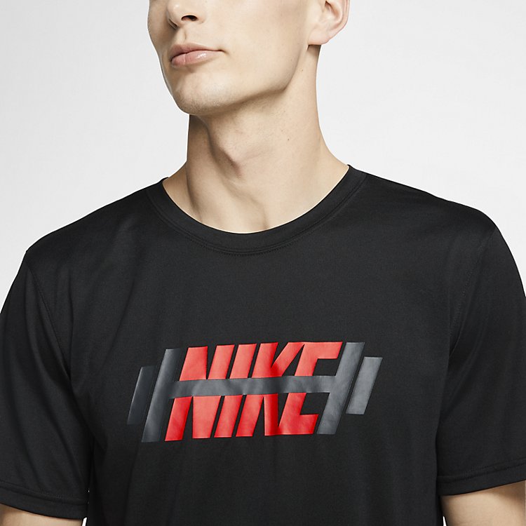 Nike Dri-fit Legend T-shirt 'Black Orange' CT6470-010