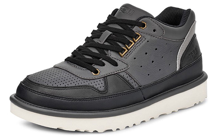 UGG Highland Casual Skateboarding Shoes Gray Black 1099701-OBLC