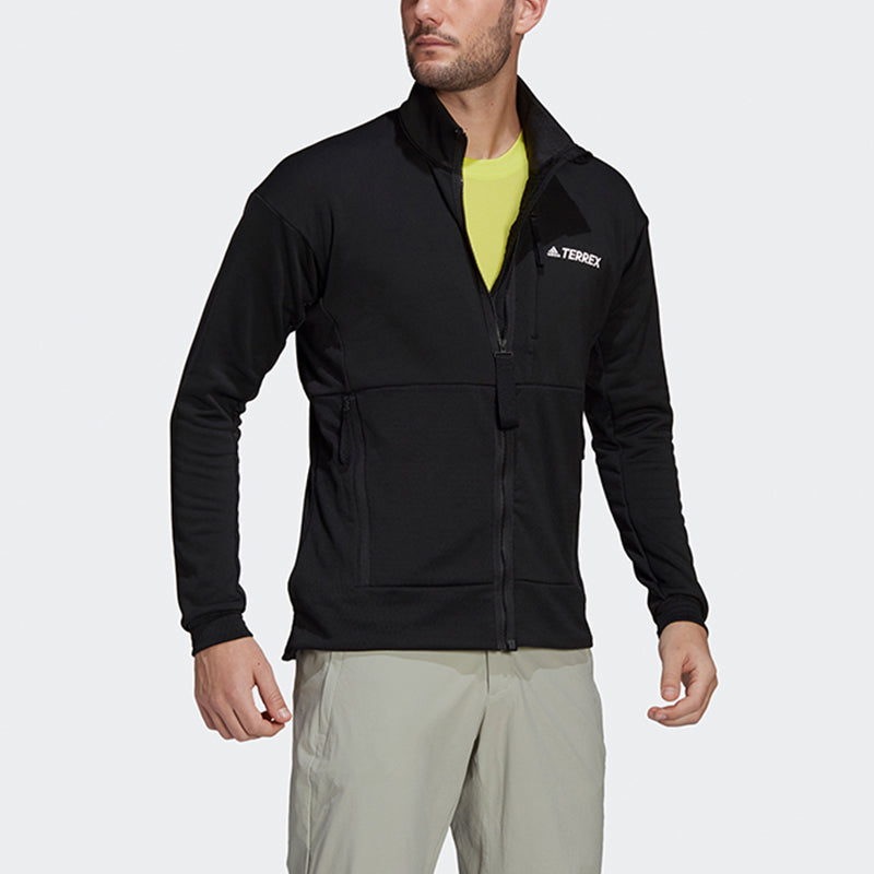 adidas Terrex Outdoor Sports Stand Collar Jacket Black GI7316