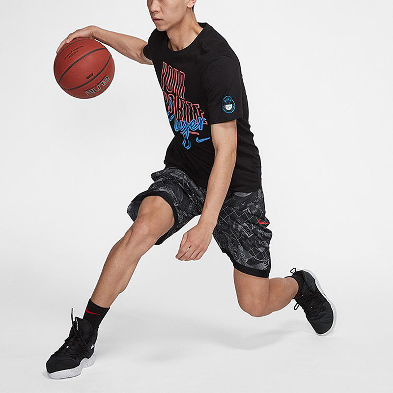 Nike Street Graffiti Basketball Sports Shorts Black CK1183-010