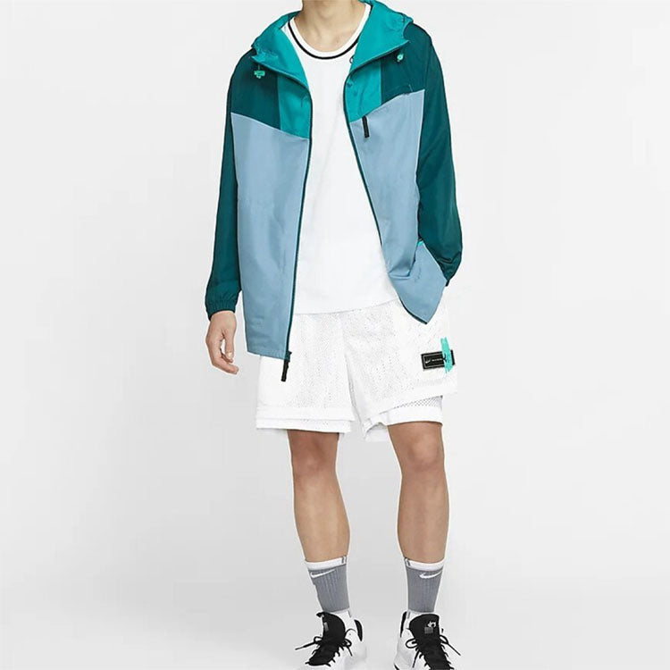 Nike KD Durant Basketball Training Hooded Jacket Blue CD0376-424