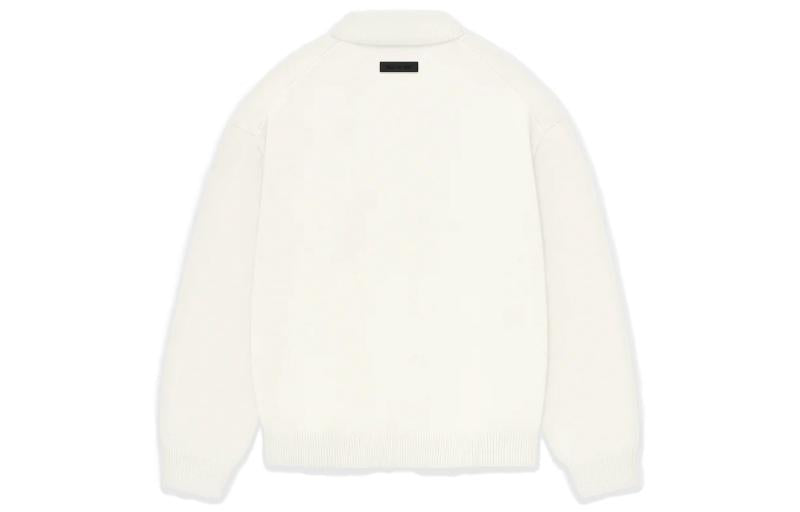 Fear of God Essentials FW23 Knit Polo 'Cloud Dancer' 192BT232181F