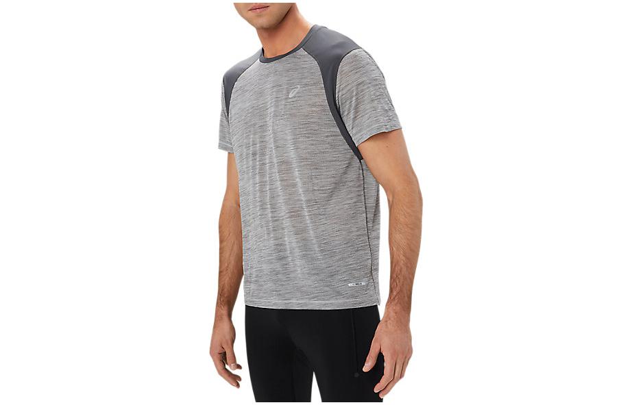 ASICS Road Short Sleeve Top 'Grey' 2011C992-020