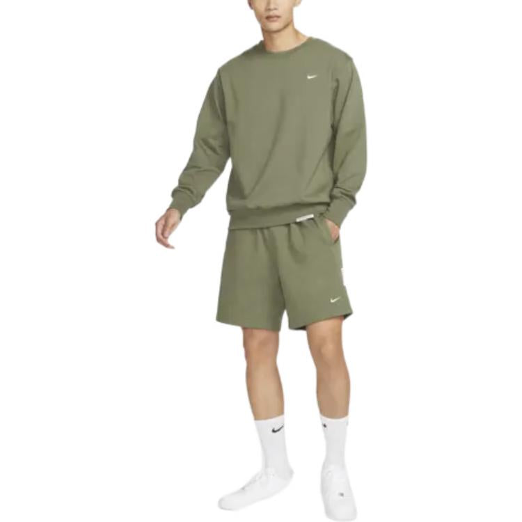 Nike Standard Issue Sweatshirt 'Olive Green' DQ5821-222