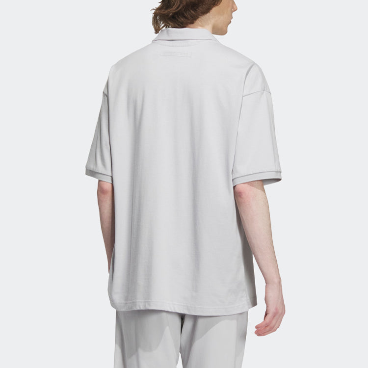 adidas Verbiage Polo Shirt 'Grey' IP3980