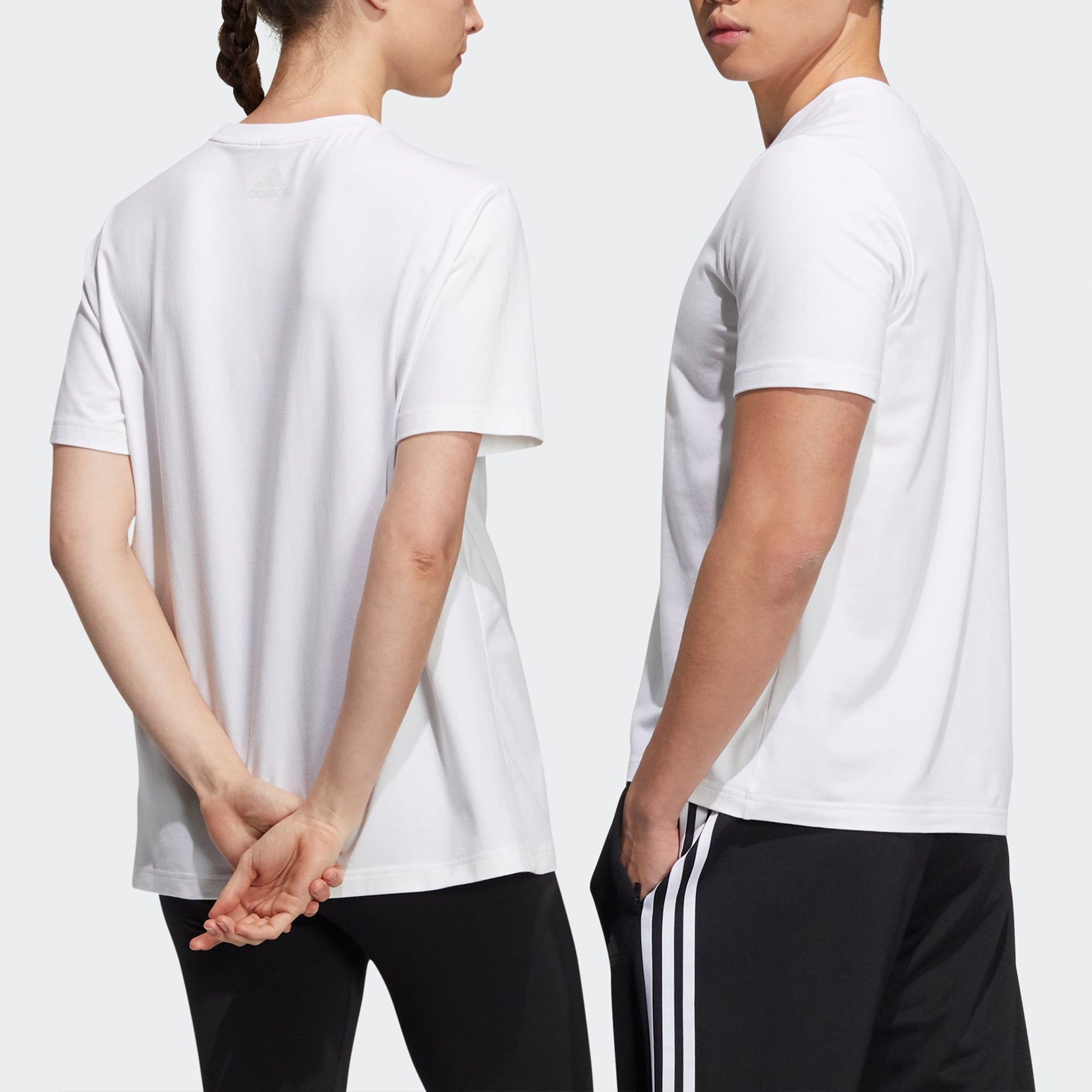 adidas China Tee Casual Sports Round Neck Short Sleeve Couple Style White GP1860