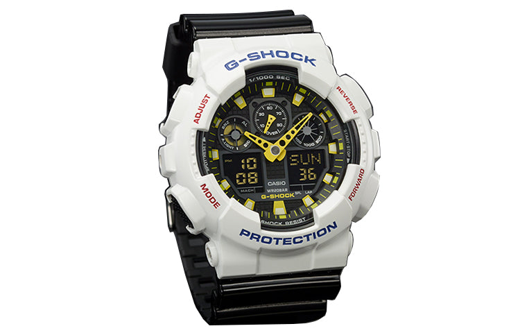 CASIO G-Shock Analog-Digital 'Black White' GA-100CS-7