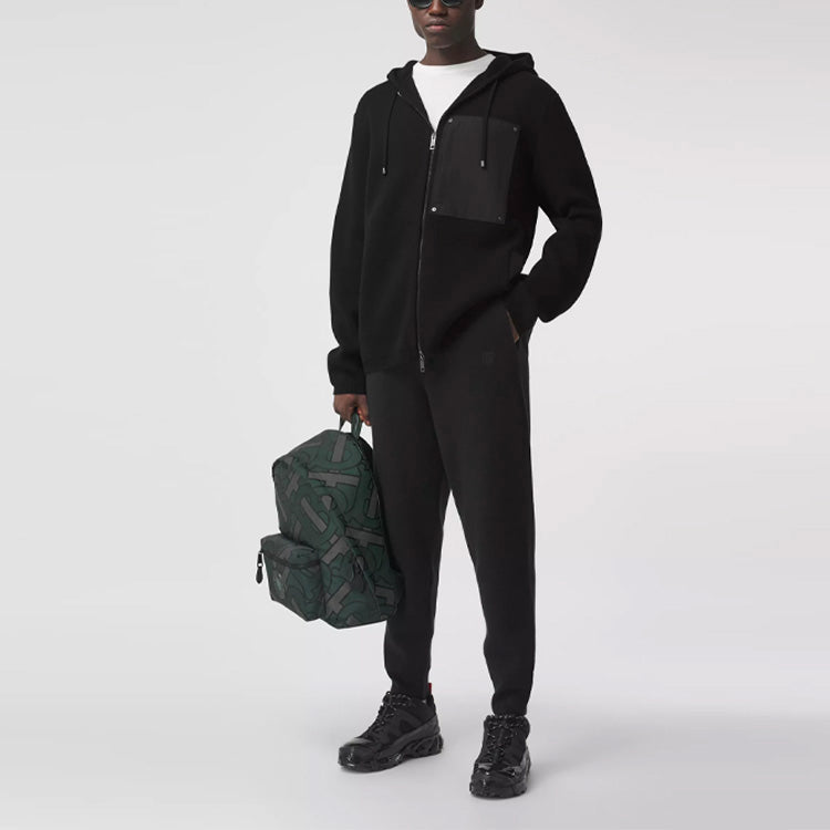 Men's Burberry Pocket Wool Black 80357971