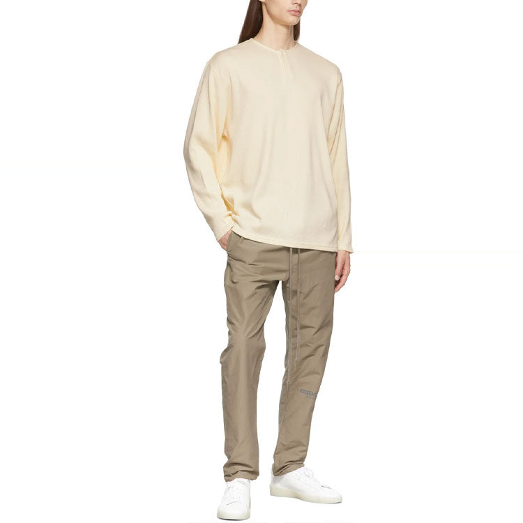 Fear of God Essentials FW21 Thermal Henley Tee FOG-FW21-125
