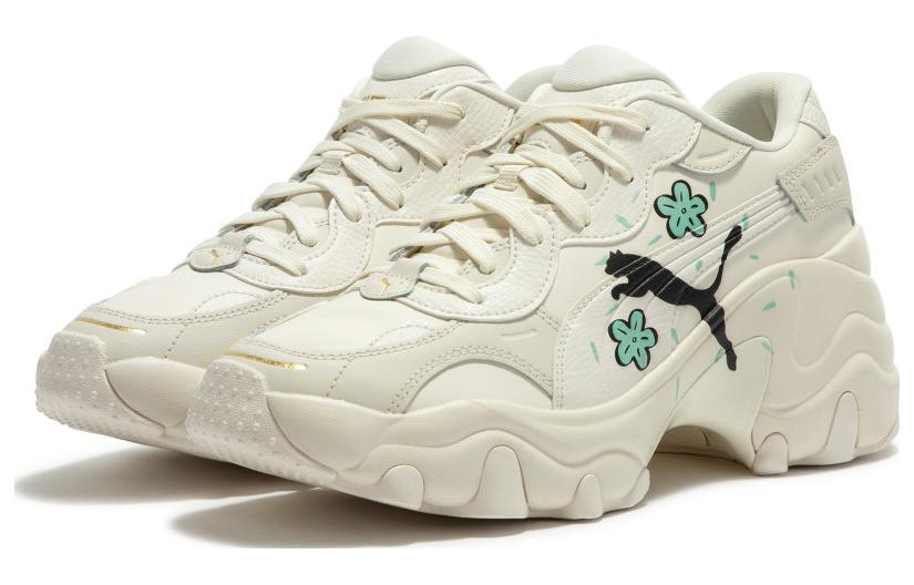 (WMNS) PUMA Pulsar Wedge 'White Blue' 392710-01