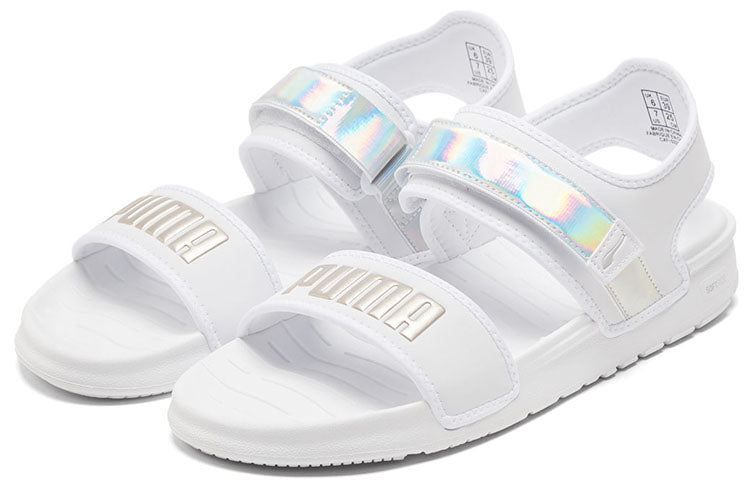 (WMNS) PUMA Softride Sandal IRI GS Sandal White/Silver 382450-01