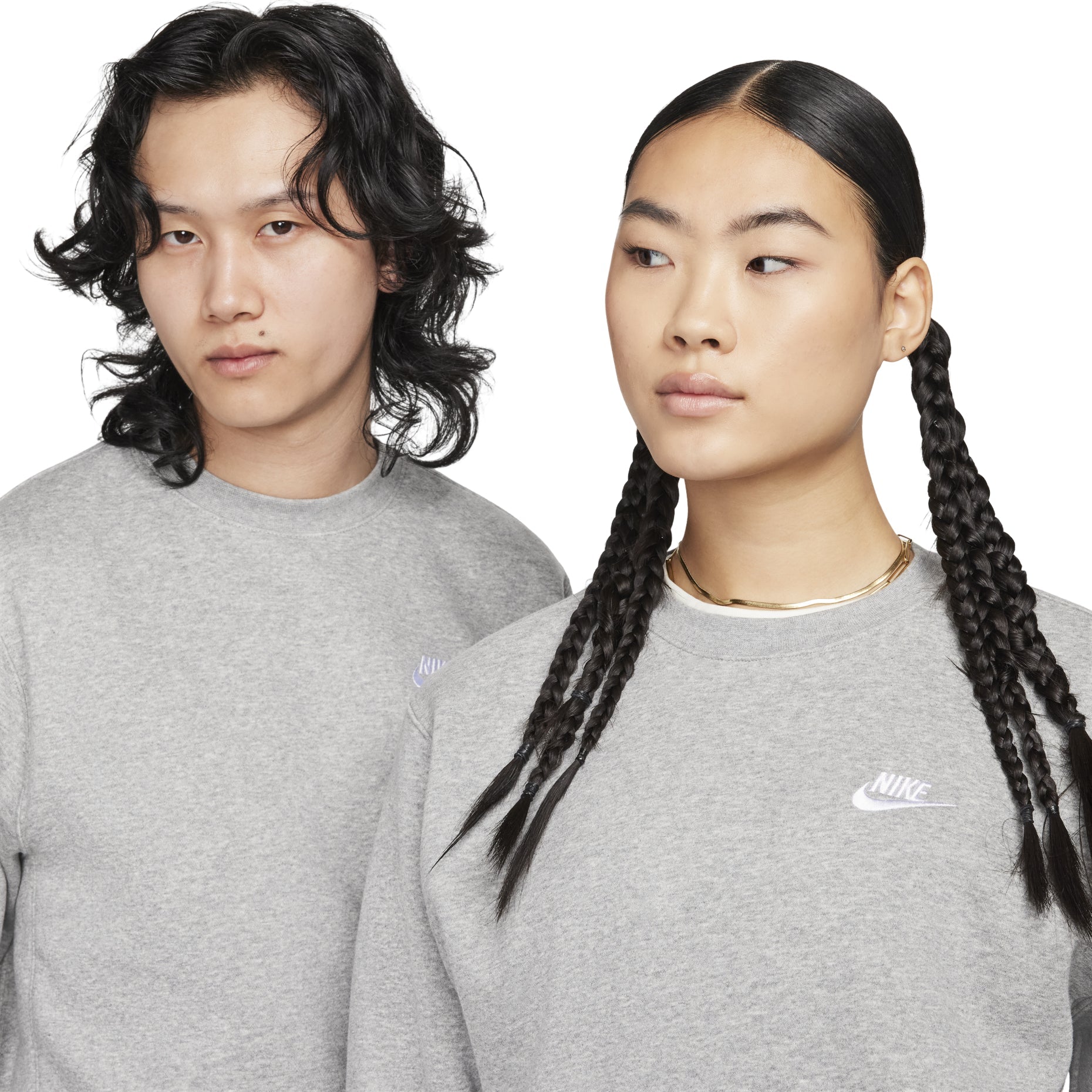 Nike Sportswear Club Casual Round Neck Pullover Gray BV2663-063