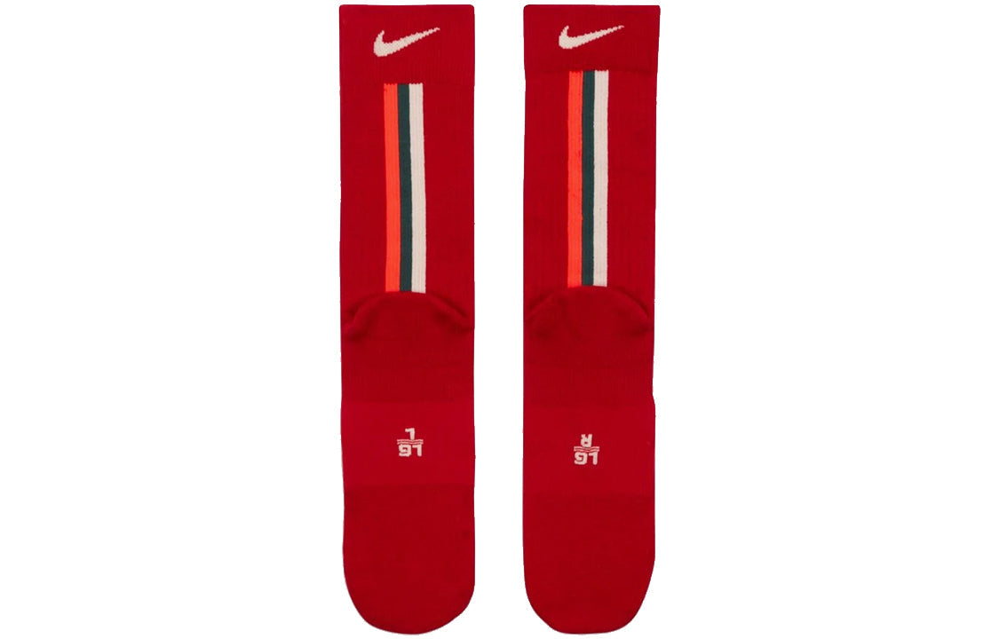 Nike Snkr Sox Crew Liverpool Soccer/Football Sports Mid Tops Socks One Pair Red DM3276-687