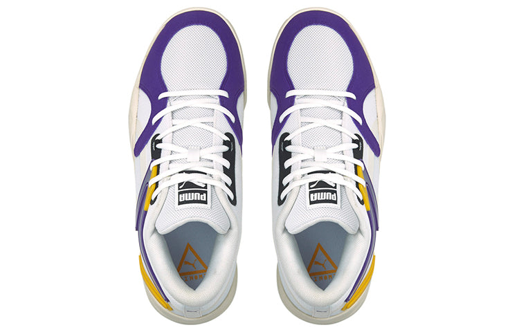 PUMA TRC Blaze Court 'White Spectra Yellow' 376582-07