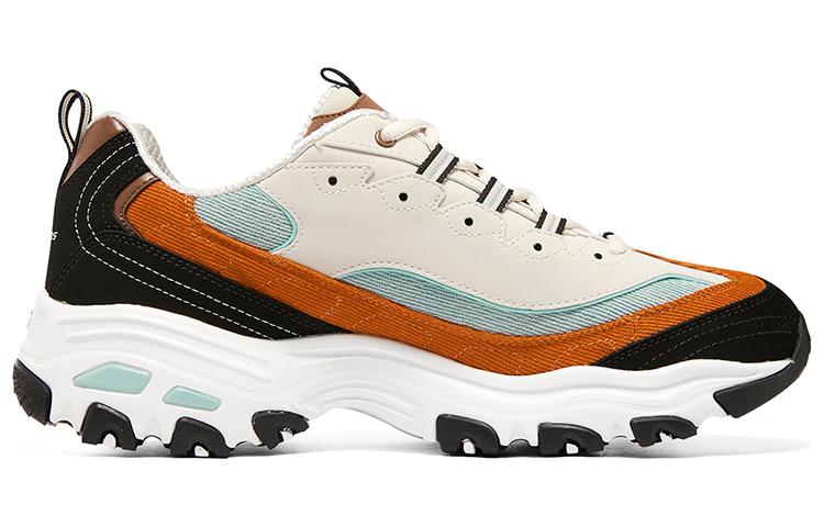 Skechers D'lites 1.0 Sneakers 'White Black Orange' 237153-BKMT