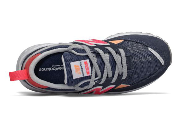 New Balance 574 K Shoes Navy 'Blue Pink' PS574SN
