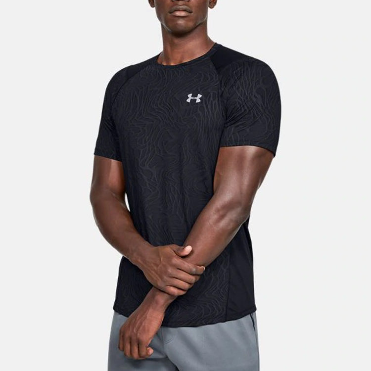 Men's Under Armour UA MK-1 Jacquard Short Sleeve Black 1351562-001