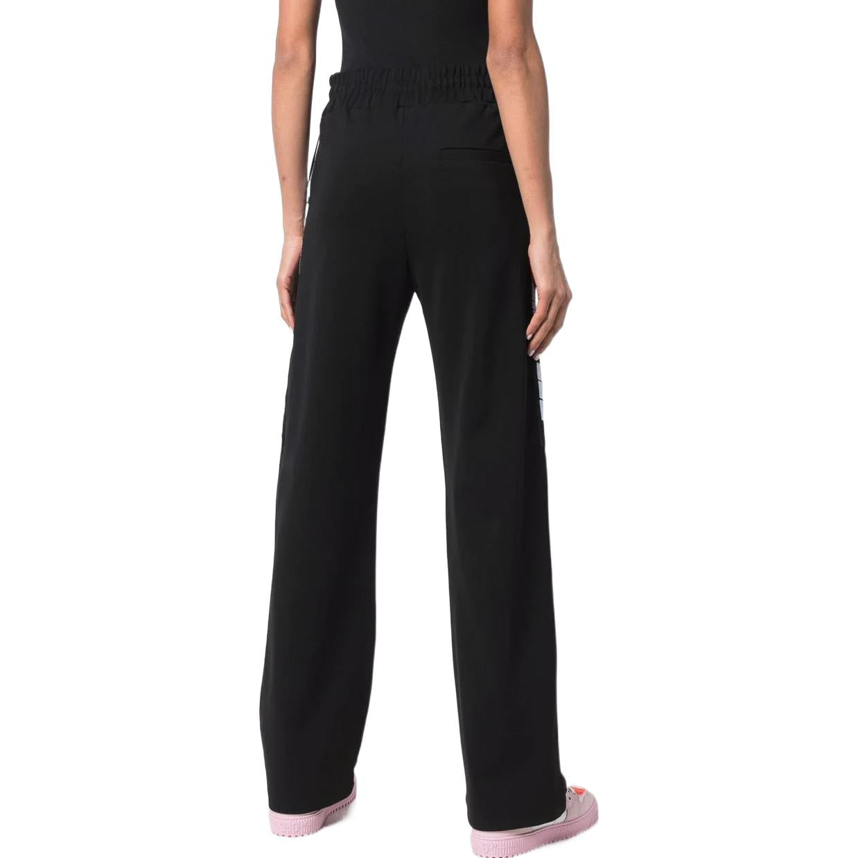 (WMNS) Off-White Active Logo Band Sport Pants 'Black' OWVI010C99JER0011000