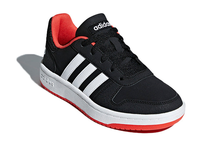 (GS) adidas Hoops 2.0 J 'Black White Red' B76067