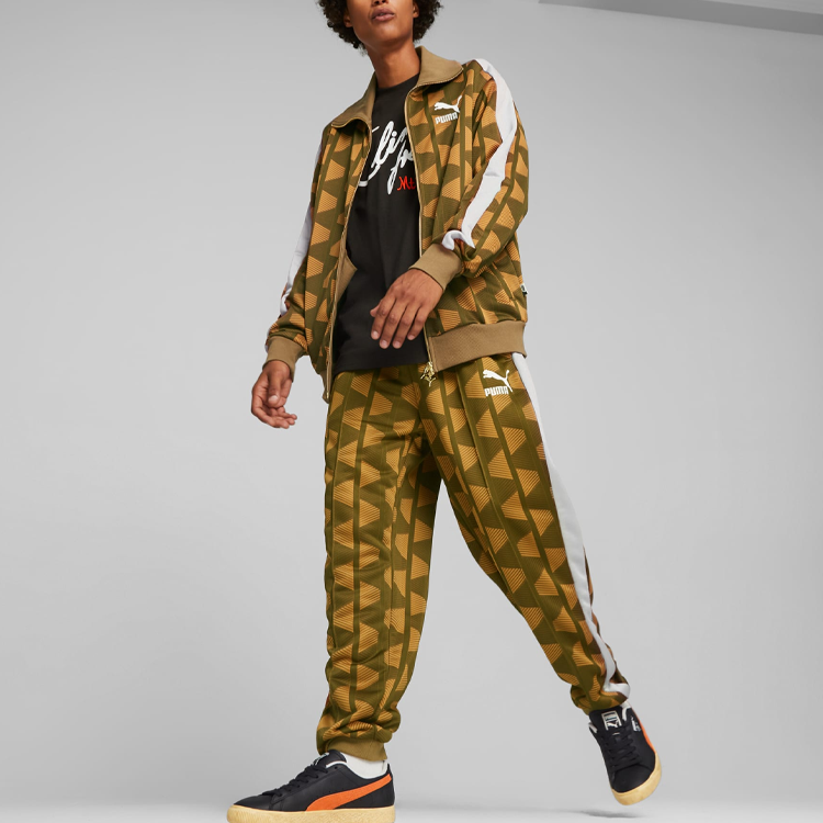 PUMA Joggers and Sweatpants 'Yellow' 621844-93