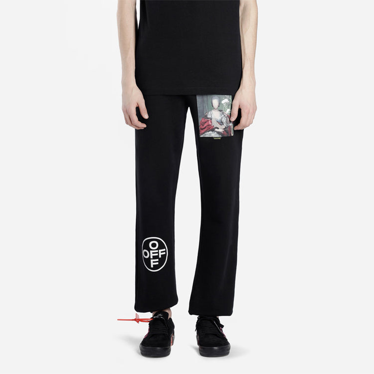 Off-White Mens Mariana de Silva Logo Sweatpants OMCH022E19E300051088