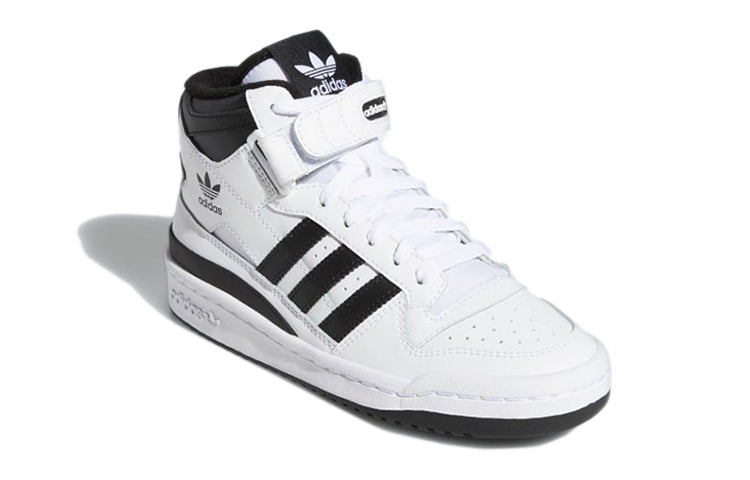 (GS) adidas Forum Mid 'White Black' FZ2083