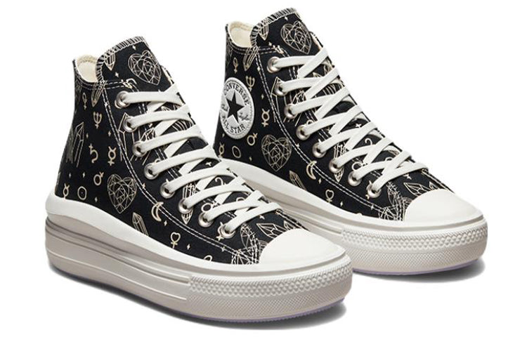 (WMNS) Converse Chuck Taylor All Star Move 'Black White' A03725C