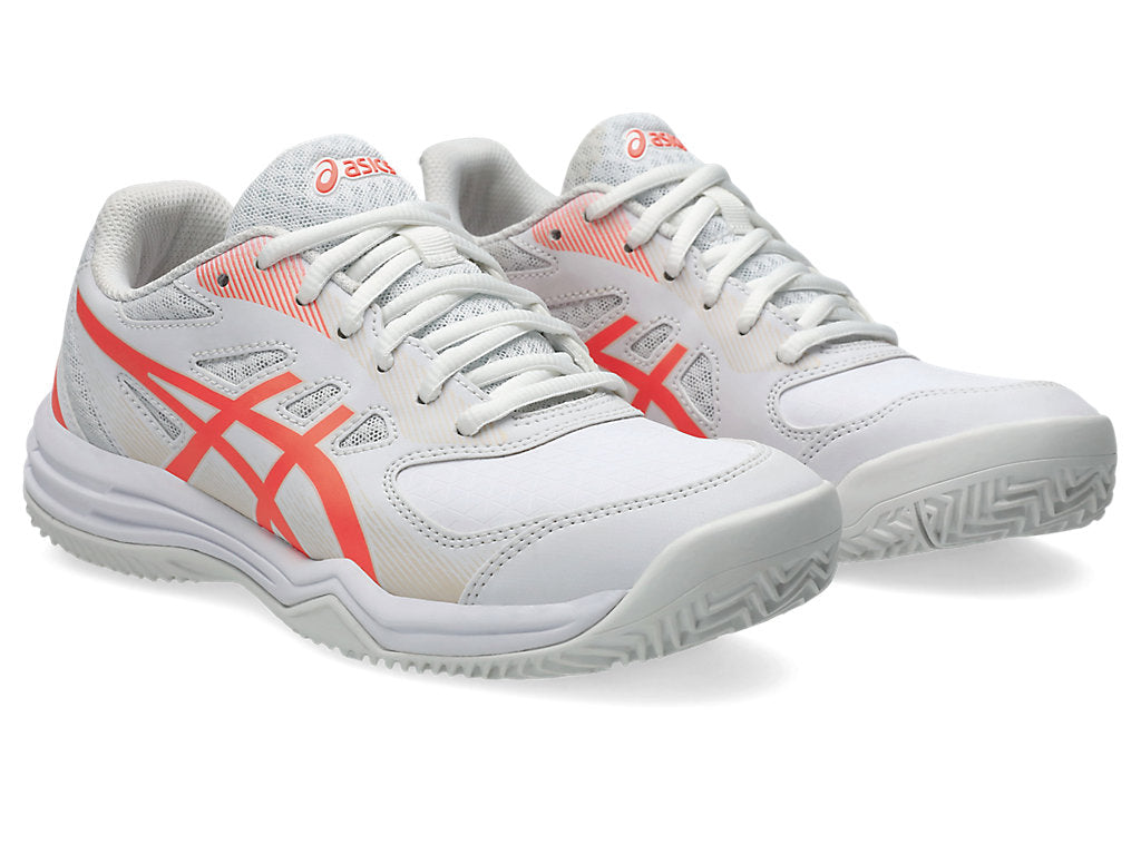 (WMNS) ASICS Court Slide 3 Clay OC 'White Sun Coral' 1042A230-102