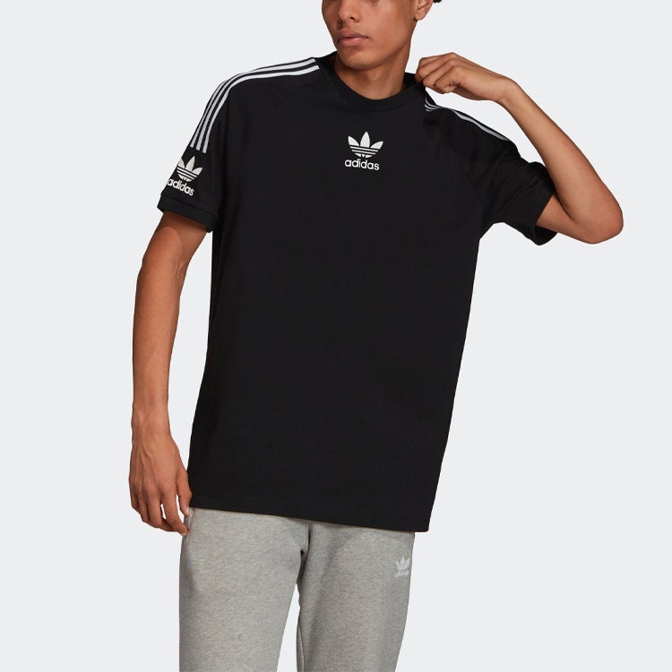 adidas originals Logo Short Sleeve Black FL8916