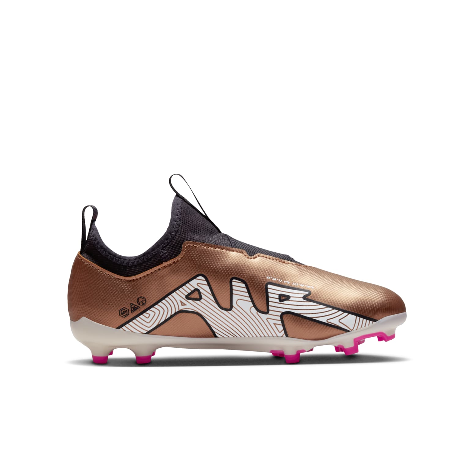 (GS) Nike Zoom Mercurial Vapor 15 Academy MG 'Metallic Copper' DR6046-810