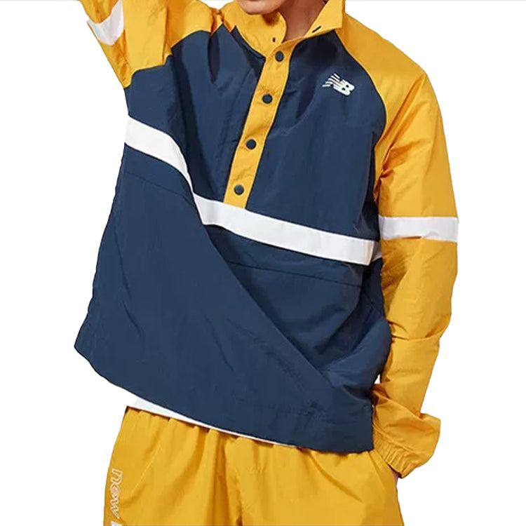 New Balance Men's New Balance Woven Tops Splicing Jacket Yellow MJ01900-VGL