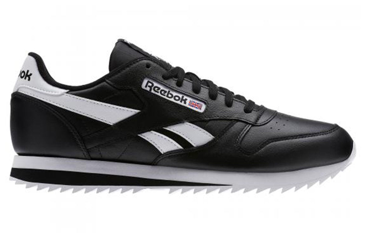 Reebok Classic Leather Ripple Low BP Running Shoes Black BS8298