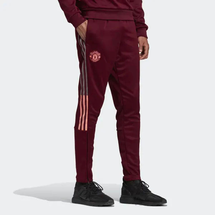 adidas Mufc Travel Pnt Manchester United Soccer/Football Sports Long Pants Red FR3868