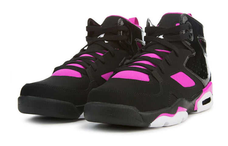 (GS) Air Jordan Flight Club 91 'Black Fuchsia Blast' 555333-028
