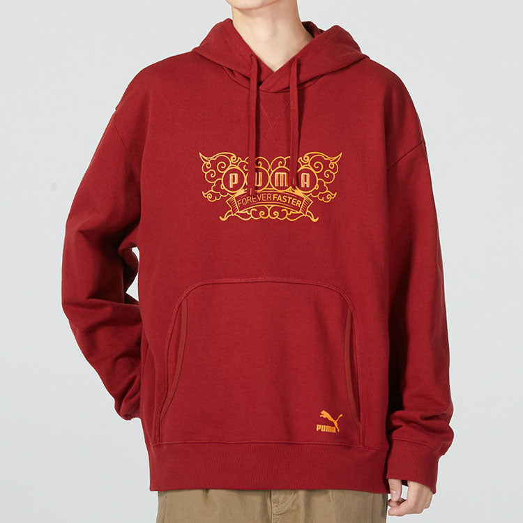 PUMA Das CC Graphic Crew Sweater 'Red' 539909-22