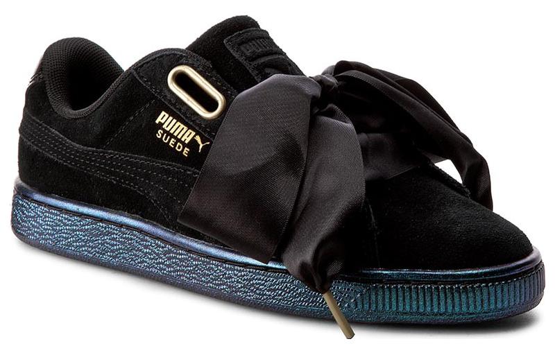 PUMA Suede Heart Satin Black 362714-03